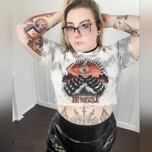 Tie-Dye Graphic T-Shirt - Gray XL